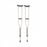 Cardinal Health Adjustable Aluminium Axillary Crutches - NovaPlus Adjustable Axillary Crutch, Adult, 62-70, 300 lb. - VCA901AD