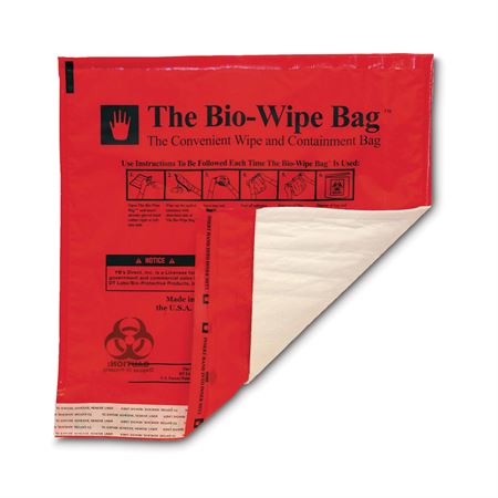 Bio-Wipe Bag Chemo Bio-Wipe Bag - 12.13"W x 11.75"L