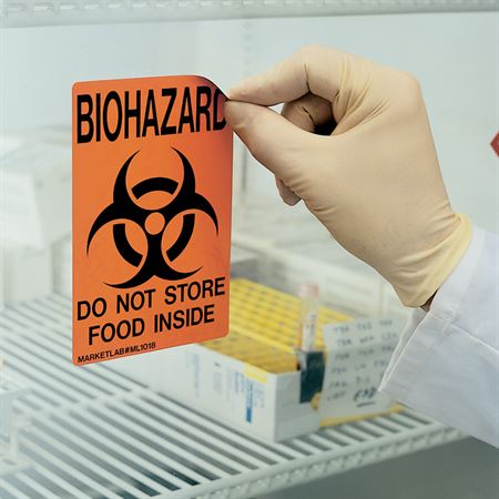 Biohazard Cling Biohazard Cling - 5"W x 5"H