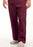 Unisex Fashion Poplin Fashion Scrub Pants Burgundy