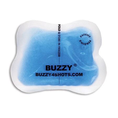 Buzzy Universal Gel Ice Wings, Reusable 4"L x 3.25"W x 0.25"H