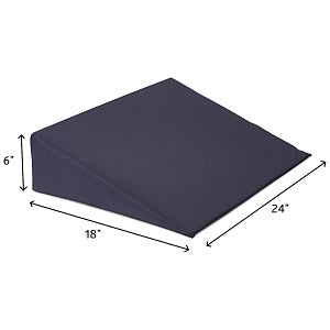 Medline Nylex-Covered Positioning Wedges - Foam Wedge Positioner with Nylex Cover, 24" x 18" x 6" - CBC6X18X24