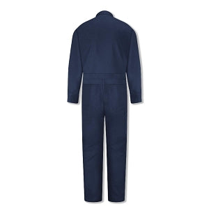 VF Workwear Twill Long Sleeve Action Back Coveralls - Snap-Front Cotton 100% Coveralls, Navy, Size 36 Regular - CC14NV36R