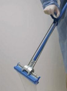 Connecticut Clean Room Corp Roll-O-Matic Mop Refills - HEAD MOP, SS, CE, BLUE, UNIVERSAL, 10" - 119616