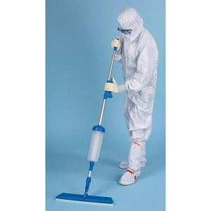 Connecticut Clean Room Corp EasySat Bucketless Floor Mop - COVER, MOP, FLOOR, EASYSAT, BUCKETLESS - BLVK-MOP