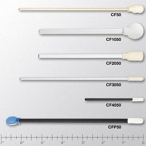 Connecticut Clean Room Corp Foamtips Swab - SWAB, FOAMTIP, WHITE & BLUE HEAD - CFP50