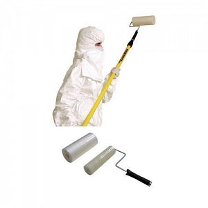 Connecticut Clean Room PolyTack Roll Mops and Kits - PolyTack Roll Mop, Tacky Film Roller, Foam, 9" - PR9FK