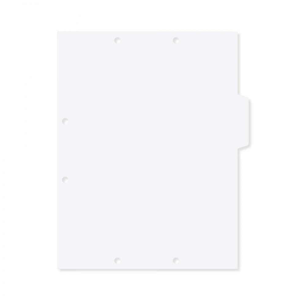 Durable White Mylar 8 1/2" X 11" 300/Box