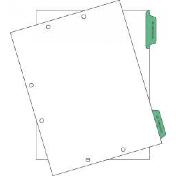 Durable Green Mylar 8 1/2" X 11" 300/Box