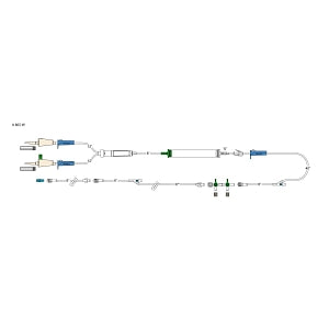 Codan Blood Administration Sets - SET, BLOOD, ADMIN, Y-SITE, 200 MICRON FILTER - A805-W