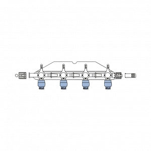 Codan Us Corp Codan Infection Prevention Stopcocks - Stopcock, Manifold, 4-Gang, Valve, Needleless - BC152-W