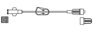 Codan Straight Extension Sets - Minibore Extension Set, Female Luer-Lock, Pinch Clamp, Male Luer-Lock, 9", 0.2 ml - BC505