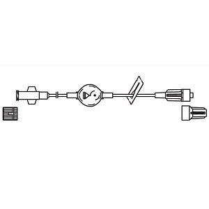 Codan Straight Extension Sets - Microbore Straight IV Extension Set, 8" - BC684