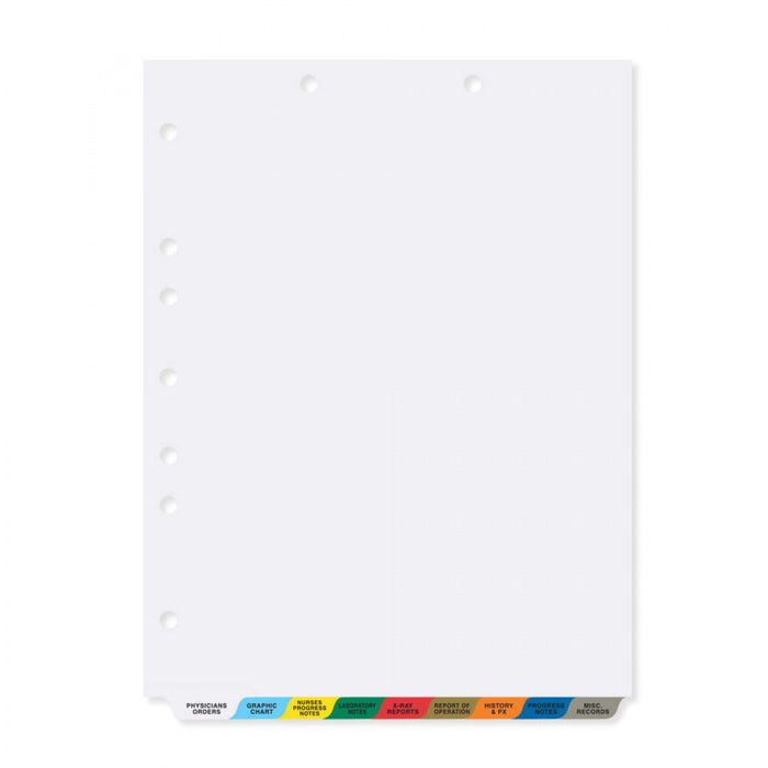 Assorted Colors, Poly 8 1/2" X 11" 1/Set