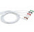 Curbell Medical 5-Lead AHA Leadwire Sets - AHA Twin Pin 5-Lead ECG Pinch Leadwire Set, 40" - 6732