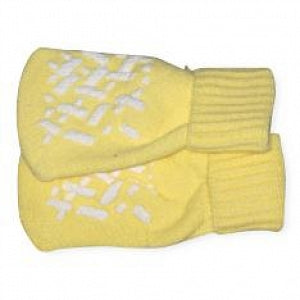 Century Hosiery Double Tread Slippers - Double Tread Slippers, Yellow, Small - NS7DB