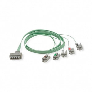 Vyaire Medical 5-Lead AHA ECG Leadwire - LEADWIRE, SPU, 5-LEAD, SNAP, AHA - 2052104-006