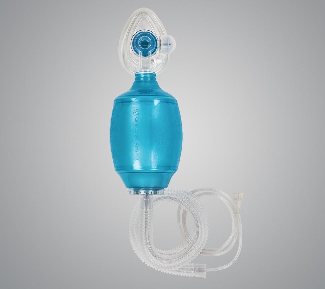 Vyaire AirLife II Self-Inflating Resuscitators - AirLife Self-Inflating Resuscitator II Masks, Adult, Reservoir Bag, 40", 10" 02 Tubing - 2K7012