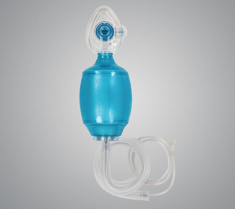 Vyaire AirLife II Self-Inflating Resuscitators - AirLife Self-Inflating Resuscitator II Masks, Adult, Reservoir Bag, 7' Tubing, Size L - 2K7008