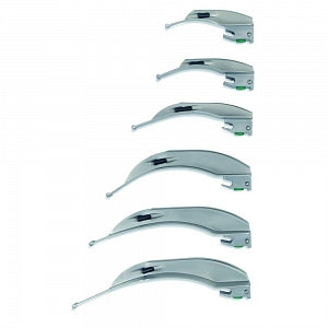 SunMed LLC Greenline / D Macintosh All-Metal Blades - Disposable Macintosh All-Metal Blade, Fiber Optic, #4 - 5-5335-04