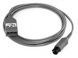 Ivy Biomedical 3-Lead Product Line Accessories - Cable for 3-Lead ECG Systems, 10' L - 43322