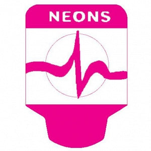 Beck-Lee Neons Resting Tab EKG Electrodes - Neon Tab Electrodes, Sterile - 63667