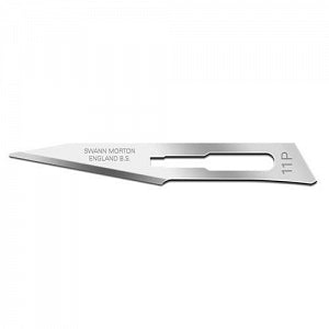 Cincinnati Surgical Swann Morton Surgical Blade - Swann Morton Blade, #11, Stainless Steel, Sterile - 01SM11P