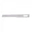 Cincinnati Surgical Bone Grafting Microsurgical Blades - Miniature Swann Morton Stainless Steel Blade, #62, Sterile - 01SM62