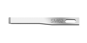 Cincinnati Surgical Bone Grafting Microsurgical Blades - Miniature Swann Morton Stainless Steel Blade, #62, Sterile - 01SM62