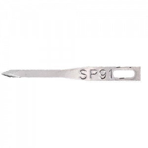 Cincinnati Surgical Bone Grafting Microsurgical Blades - Miniature Swann Morton Stainless Steel Blade, #91, Sterile - 01SP91