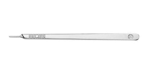 Cincinnati Surgical Stainless Steel Surgical Blade Handles - Stainless Steel Surgical Blade Handle, Size 3, Long - 073L