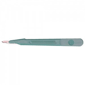 Cincinnati Sugical Scalpels w/Blade - Stainless-Steel Disposable Sterile Surgical Scalpel, #15 - 92415