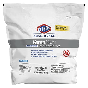 Clorox VersaSure Cleaner Disinfectant Wipes - Clorox VersaSure Disinfectant Wipes, Refill, 110 Wipes - 31761