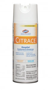 Clorox Citrace Aerosol Hospital Disinfectant and Deodorizers - Citrace Germicidal Deodorizer Spray, 14 oz. - 49100