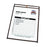 C-Line Shop Ticket Holders - 1-Pocket Clear 8.5" x 11" 50-Sheet Capacity Shop Ticket Holder, Black Stitching - 46911