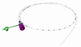 Vygon Nutrisafe Feeding Syringe and Tubes - Nutrisafe 2 Feeding Tube, Purple, 5 Fr - 1361.052