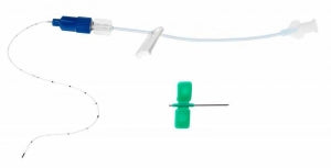 Advanced Medical Epicutaneo-Cava Catheters - Epicutaneo-Cava CVC Catheter, Neonatal, Silicone, 2 Fr, Winged Needle, 27 mm - 2184.005