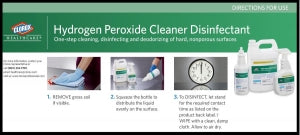 Clorox Hydrogen Peroxide Cleaner Disinfectants - Clorox Hydrogen Peroxide Disinfectant, 32 oz. - 31444