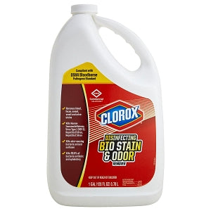 Clorox Disinfecting Bio Stain and Odor Removers - Clorox Bio Stain and Odor Remover Cleaner, Refill Bottle, 128 oz. - 31910