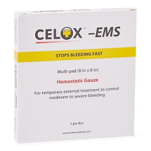 Medtrade Products Ltd Celox EMS Hemostats - Celox EMS Hemostats 8" x 8", 1/Pouch - FG08834281