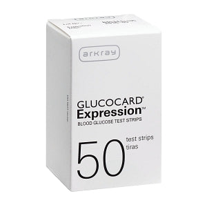 Arkray Usa Inc The GLUCOCARD Expression Glucose Monitoring System - Test Strips for GLUCOCARD Expression Blood Glucose System, 50/Bx - 570050