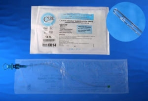 Cure Medical Closed System Catheter Kits - CATHETER, CLOSED, SYSTEM, STRL, LTX FREE, 14F - CB14