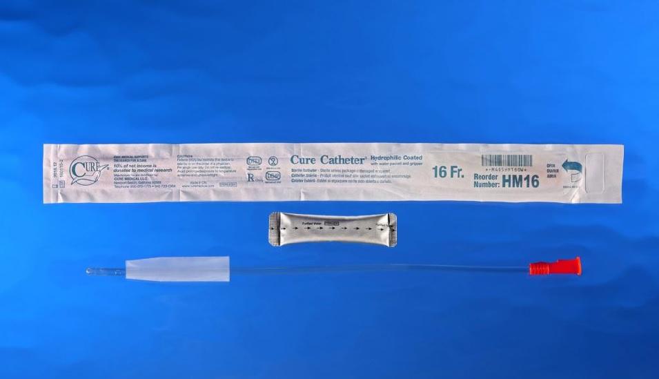 Sterile Male Hydro Catheters by Cure Medical