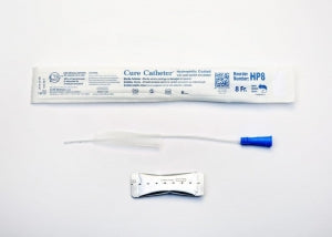 Cure Medical Pediatric Hydrophilic Cure Catheters - Hydrophilic Catheter, Urethral, Straight, 8 Fr, 10" - HP8