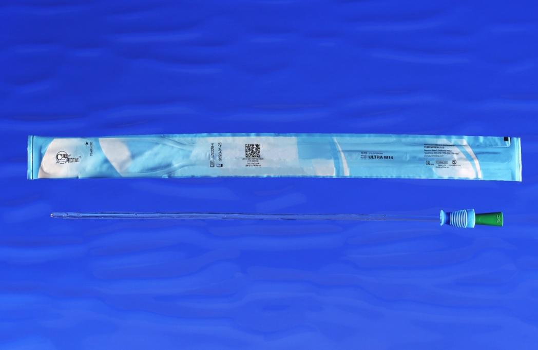 Male Straight Tip Catheters by Cure Medical