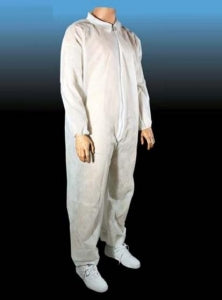 Cellupcap Spunbound Coveralls - Spunbound Coveralls, Elastic Wrists and Ankles, Size 3XL - 55840N-XXXL