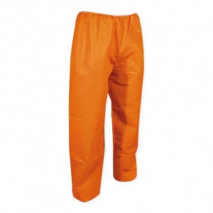 Cellucap Polypropylene Safety Alert Orange Scrub Pants - Polypropylene Scrub Pants with No Pockets, Orange, Size S - 750S