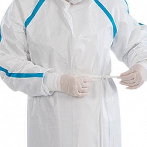 Contec, Inc. Contec CritiGear Disposable Chemo Gowns - CritiGear Disposable Chemo Gown, Size S / M - HCGA0800-S/M