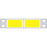 Label Dot Matrix Piggyback Paper Permanent 2 1 1/2" X 3/4" Yellow 10000 Per Case