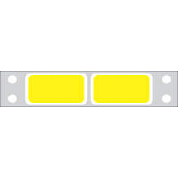 Label Dot Matrix Piggyback Paper Permanent 2 1 1/2" X 3/4" Yellow 10000 Per Case